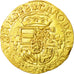 Monnaie, Pays-Bas espagnols, BRABANT, Charles Quint, Ecu d'or, 1554, Anvers