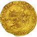 Monnaie, Pays-Bas espagnols, BRABANT, Charles Quint, Ecu d'or, 1543, Anvers