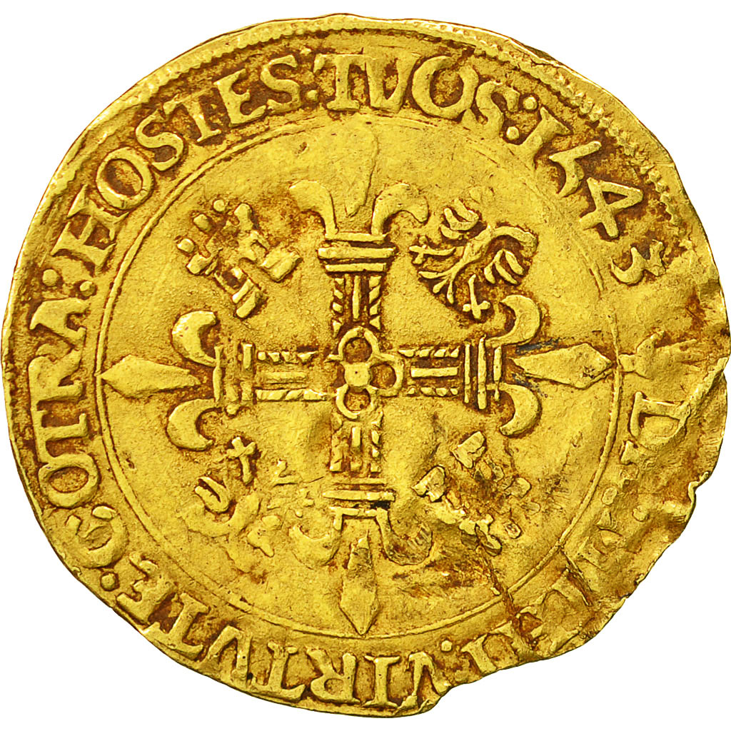 Coin, Spanish Netherlands, BRABANT, Charles Quint, Ecu d'or, 1543, Anvers
