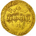 Moneda, Francia, Louis XI, Ecu d'or, Perpignan, BC+, Oro, Duplessy:539A