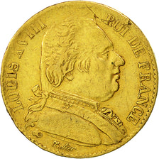Coin, France, Louis XVIII, Louis XVIII, 20 Francs, 1815, Bordeaux, EF(40-45)