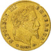 France, Napoleon III, 5 Francs, 1868, Strasbourg, EF(40-45)