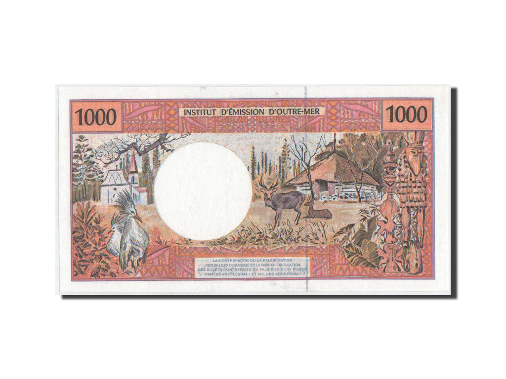 Banknote, French Pacific Territories, 1000 Francs, 2003, UNC(65-70)
