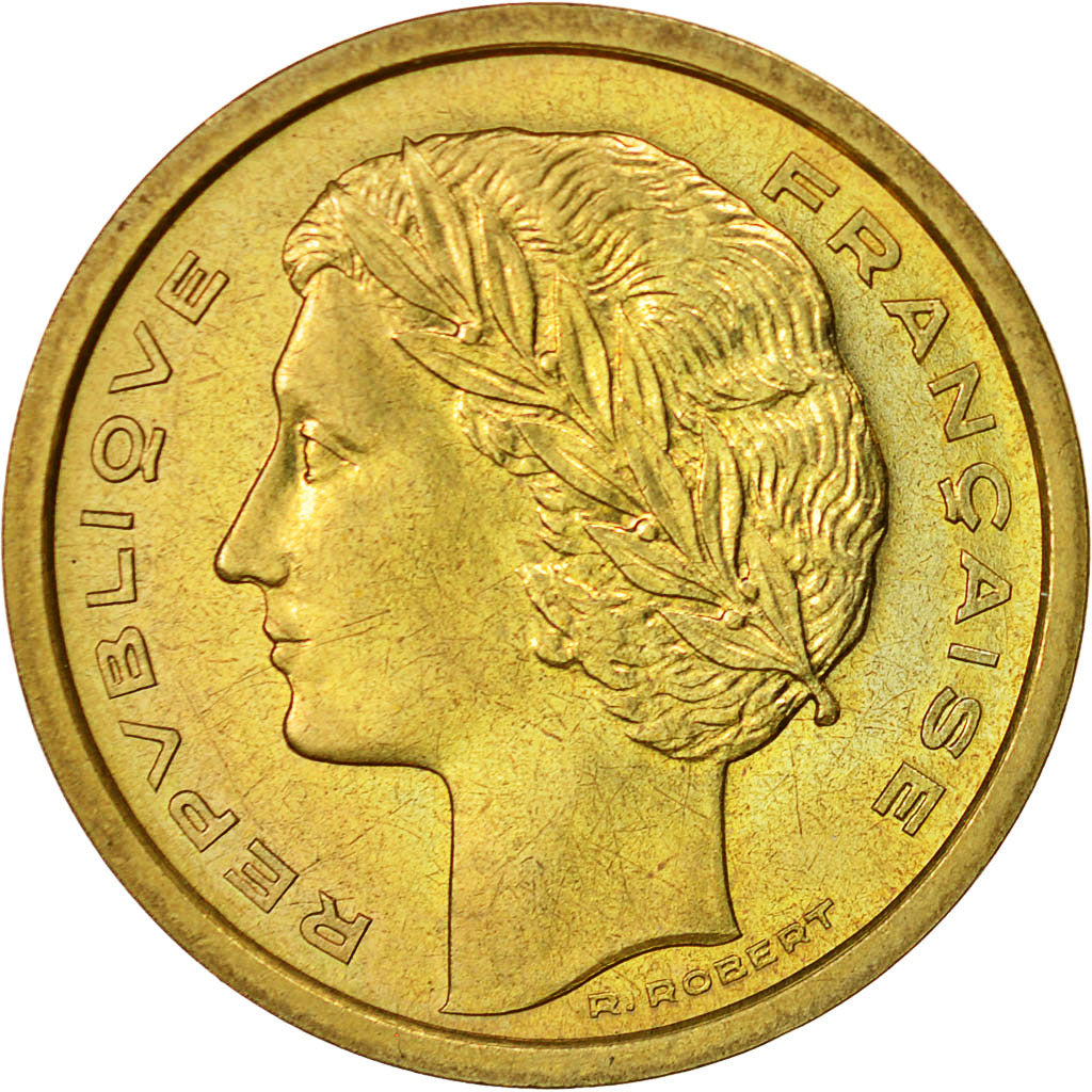 Coin, France, 20 Centimes, 1961, Paris, MS(63), Cupro-nickel Aluminium, KM:E106