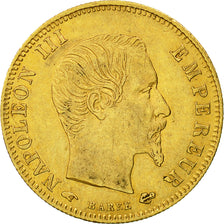 France, Napoleon III, 5 Francs, 1856, Paris, AU(50-53), Gold