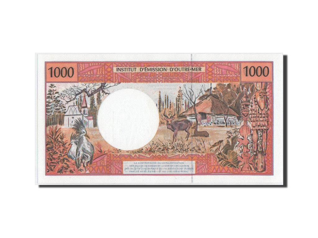 French Pacific Territories, 1000 Francs, 2004, KM:2h, UNC