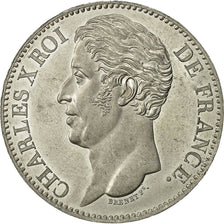 Munten, Frankrijk, Charles X, Essai Concours de Brenet Fils, 5 Francs, Undated