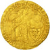 Moneta, Francia, Philippe VI, Ange d'Or, MB+, Oro, Duplessy:255B