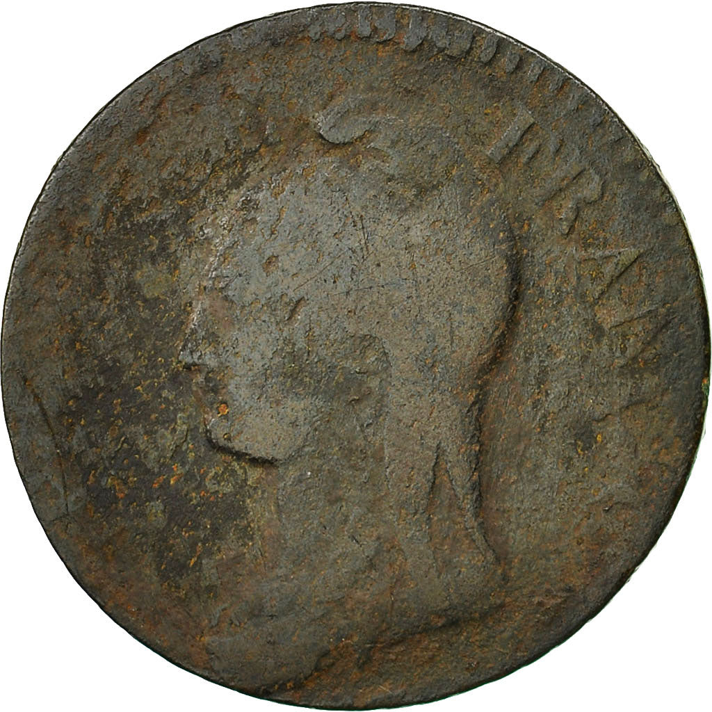 Coin, France, Dupré, 5 Centimes, AN 5, Limoges, F(12-15), Bronze, KM:640.7