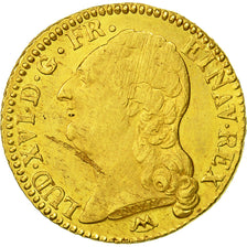 Francia, Louis XVI, Louis d'or à la tête nue, 1788, Montpellier, KM:591.11