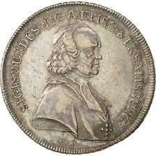 Munten, OOSTENRIJKSE STATEN, SALZBURG, Sigmund III, Thaler, 1757, ZF, Zilver