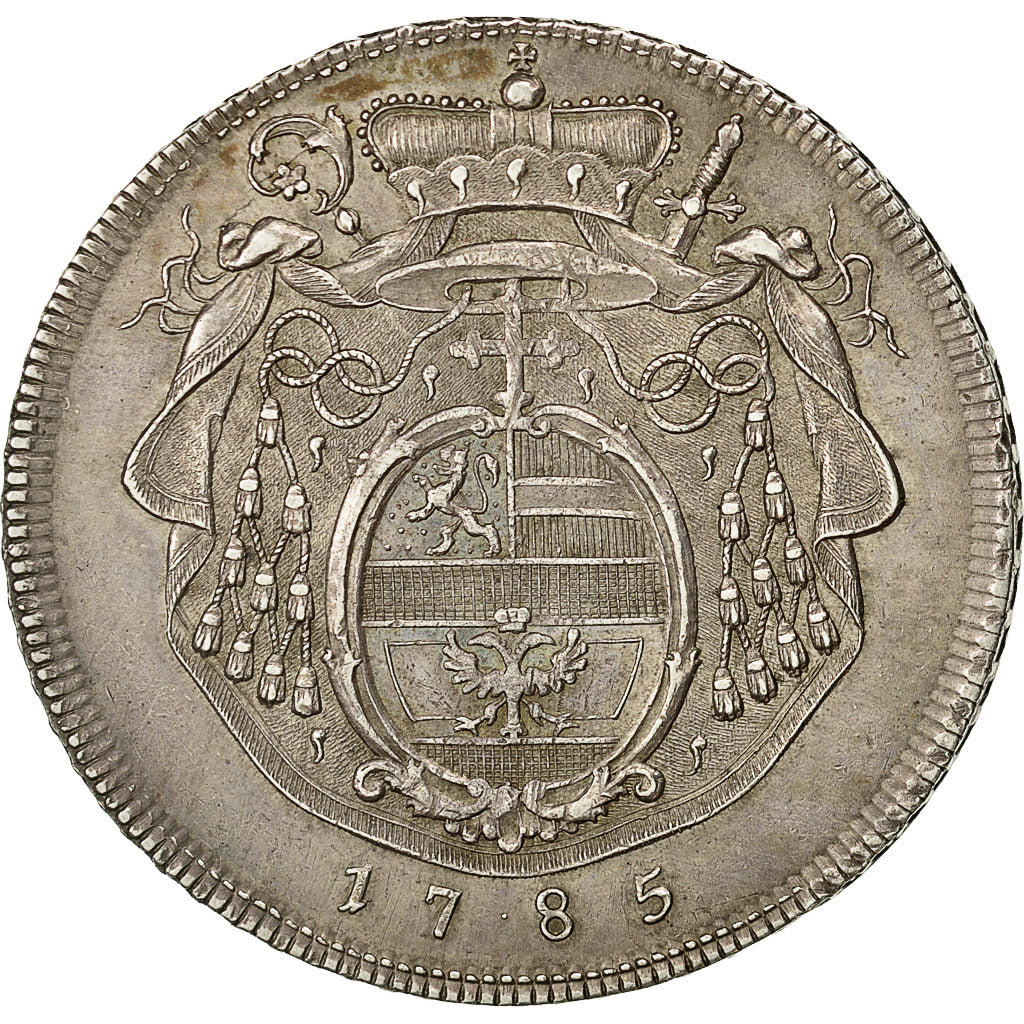 AUSTRIAN STATES, SALZBURG, Hieronymus, Thaler, 1785, AU(50-53), Silver, KM:435