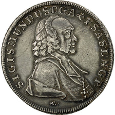 Monnaie, AUSTRIAN STATES, SALZBURG, Sigmund III, Thaler, 1760, TTB+, Argent