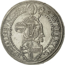 Coin, AUSTRIAN STATES, SALZBURG, Johann Ernst, Thaler, 1697, AU(50-53), Silver