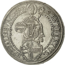 Monnaie, AUSTRIAN STATES, SALZBURG, Johann Ernst, Thaler, 1697, TTB+, Argent