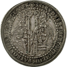 AUSTRIAN STATES, SALZBURG, Johann Ernst, 1/2 Thaler, 1694, AU(55-58), Silver