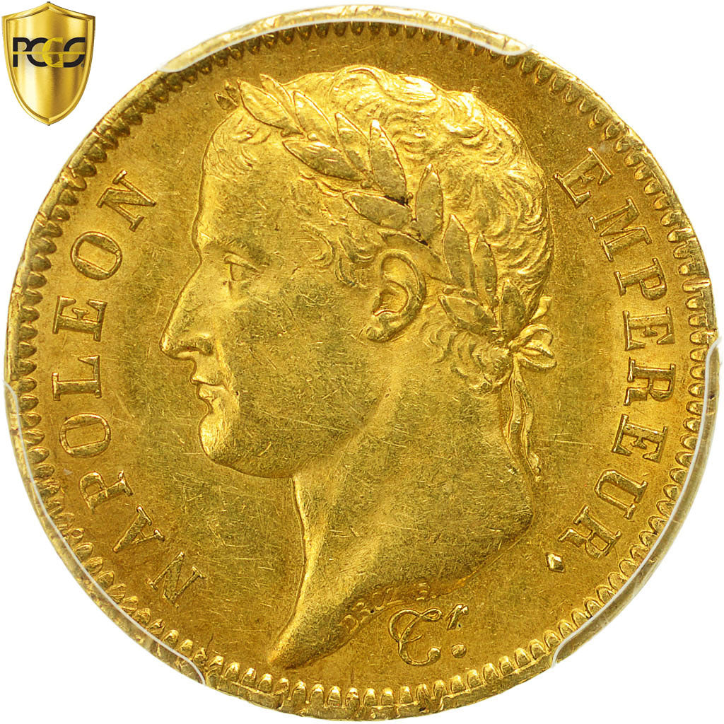 Coin, France, Napoléon I, 40 Francs, 1812, Paris, PCGS, AU58+, AU(55-58), Gold