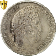 Coin, France, Louis-Philippe, Franc, 1841, Paris, PCGS, MS64, MS(64), Silver