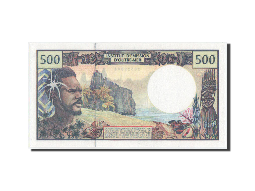 Banknote, French Pacific Territories, 500 Francs, 2000, KM:1b, UNC(65-70)