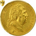 Francia, Louis XVIII, 40 Francs, 1818, Paris, PCGS, MS63, SC, Oro, KM:713.1