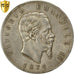Munten, Italië, Vittorio Emanuele II, 5 Lire, 1874, Milan, PCGS, AU58, PR