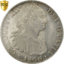 Coin, Mexico, Charles IV, 8 Reales, 1806, Mexico City, PCGS, Genuine, MS(60-62)