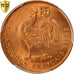 Monnaie, Cameroun, 50 Centimes, 1943, Pretoria, PCGS, MS65+RD, FDC, Bronze