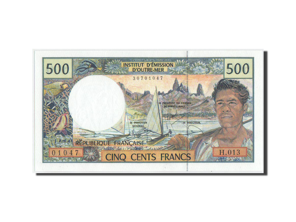 Banknote, French Pacific Territories, 500 Francs, 2005, KM:1b, UNC(65-70)
