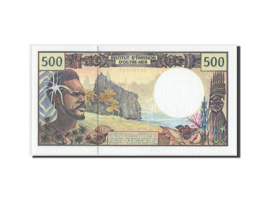 Banknote, French Pacific Territories, 500 Francs, 2005, KM:1b, UNC(65-70)