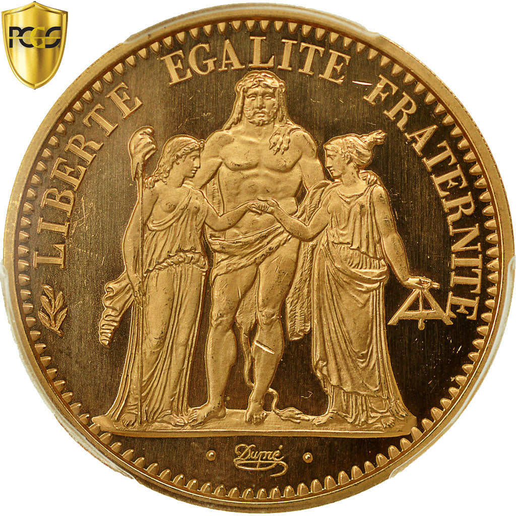 Francia, 10 Francs, 1972, Piefort, PCGS, SP67, FDC, Oro, KM:P459, graded