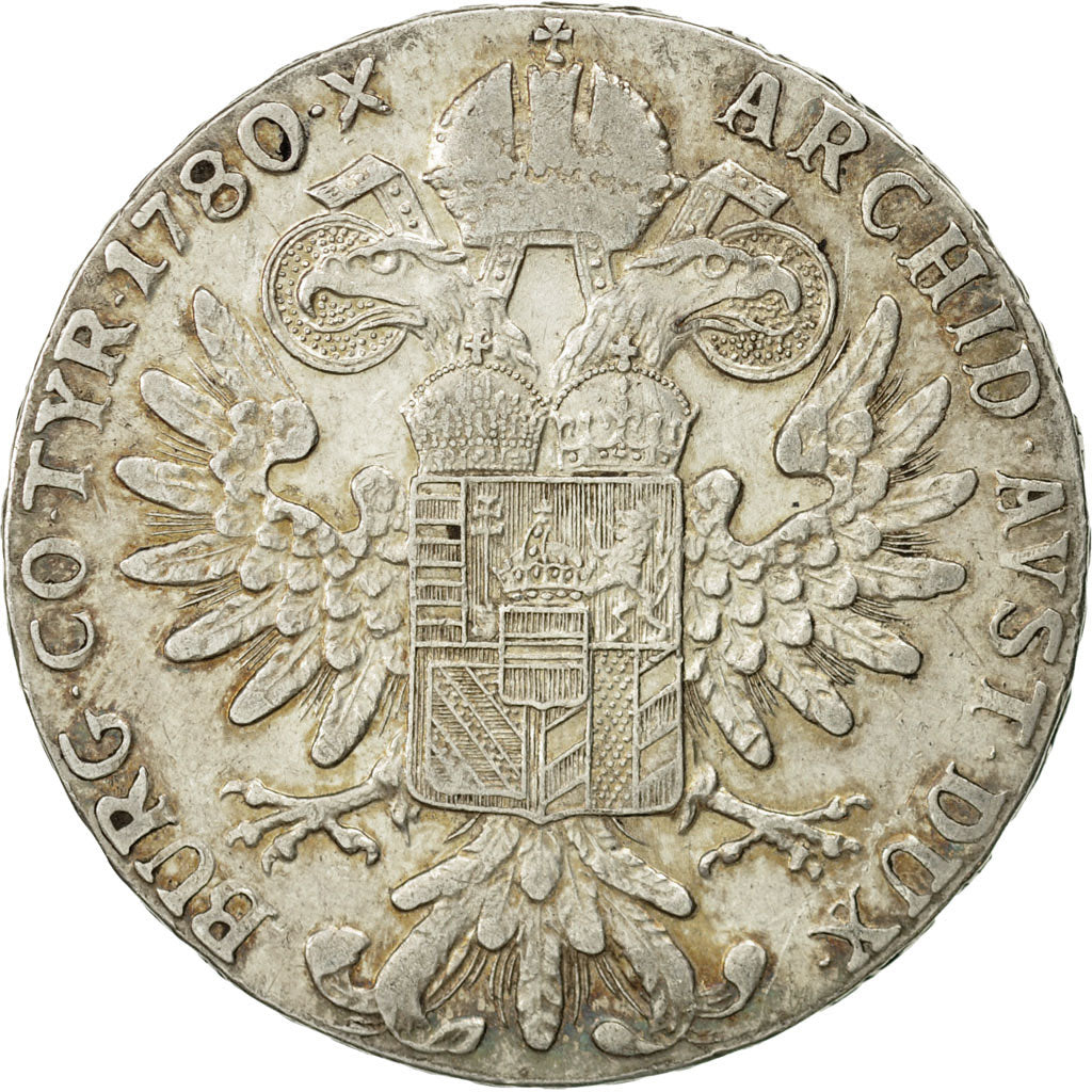 Coin, Austria, Joseph II, Thaler, 1780, Vienne, EF(40-45), Silver, KM:T1