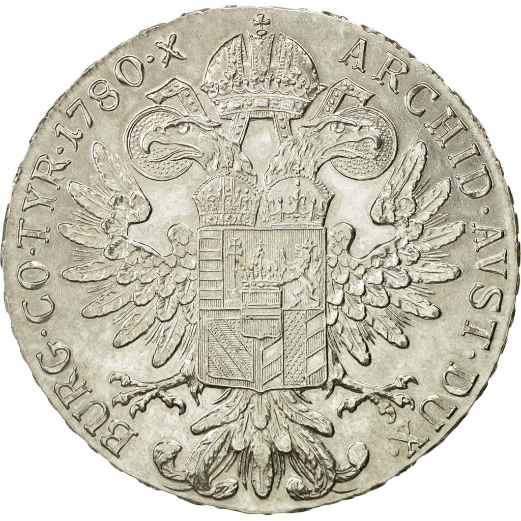 Coin, Austria, Joseph II, Thaler, 1780, Vienne, MS(60-62), Silver, KM:T1