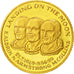 France, Medal, Landing on the Moon, 1969, AU(55-58), Gold