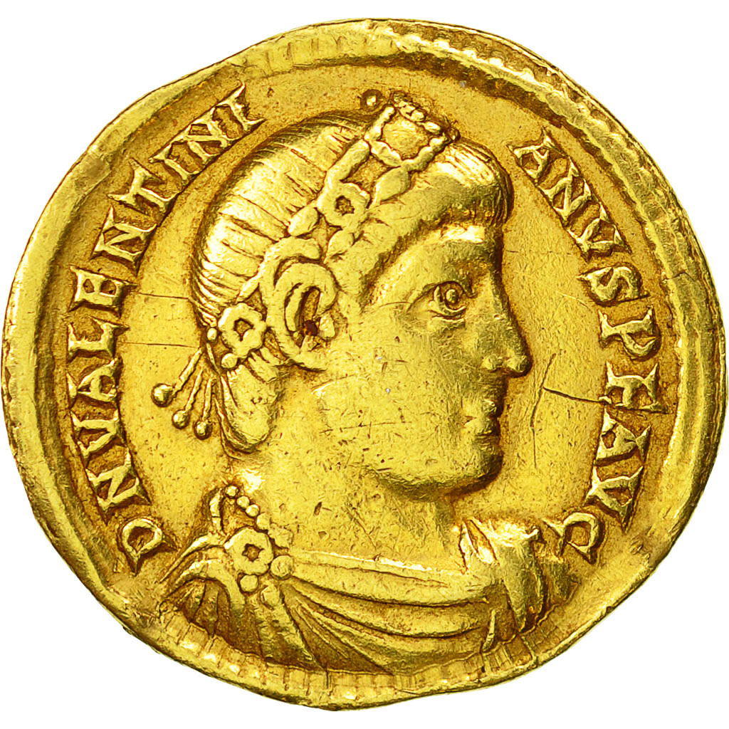 Moneda, Valentinian I, Solidus, Nicomedia, MBC, Oro, RIC:2a