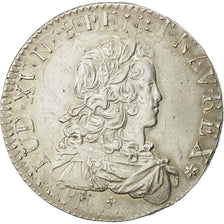 Francia, Louis XV, Écu de France, 1720, Caen, INEDIT, EBC, Plata, Gadoury:319