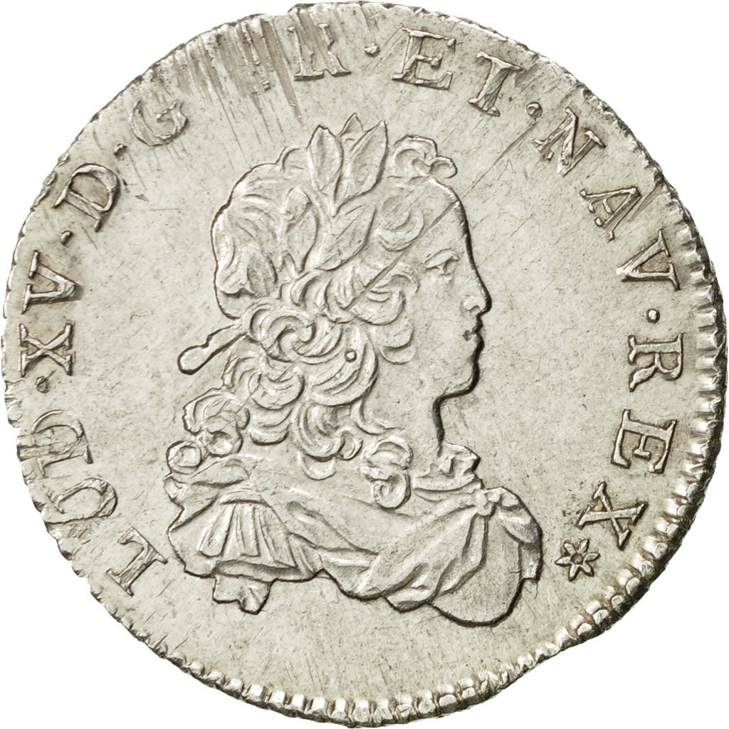 Monnaie, France, Louis XV, 1/3 Écu de France, 1/3 Ecu, 1721, Caen, SUP, Argent