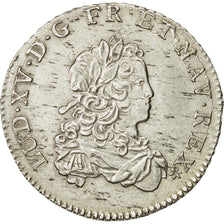 Munten, Frankrijk, Louis XV, 1/3 Écu de France, 1/3 Ecu, 1721, Caen, PR+
