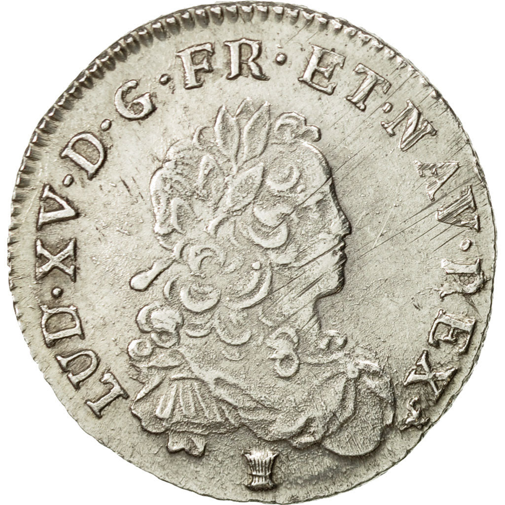 Münze, Frankreich, Louis XV, 1/3 Écu de France, 1/3 Ecu, 1721, Rennes, SS+