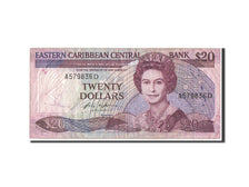 Stati dei Caraibi Orientali, 20 Dollars, Undated (1988-93), KM:24d1, MB+