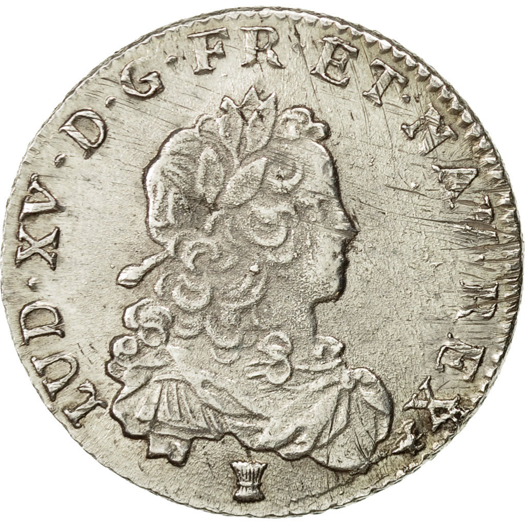 Monnaie, France, Louis XV, 1/3 Écu de France, 1/3 Ecu, 1721, Rennes, TTB+