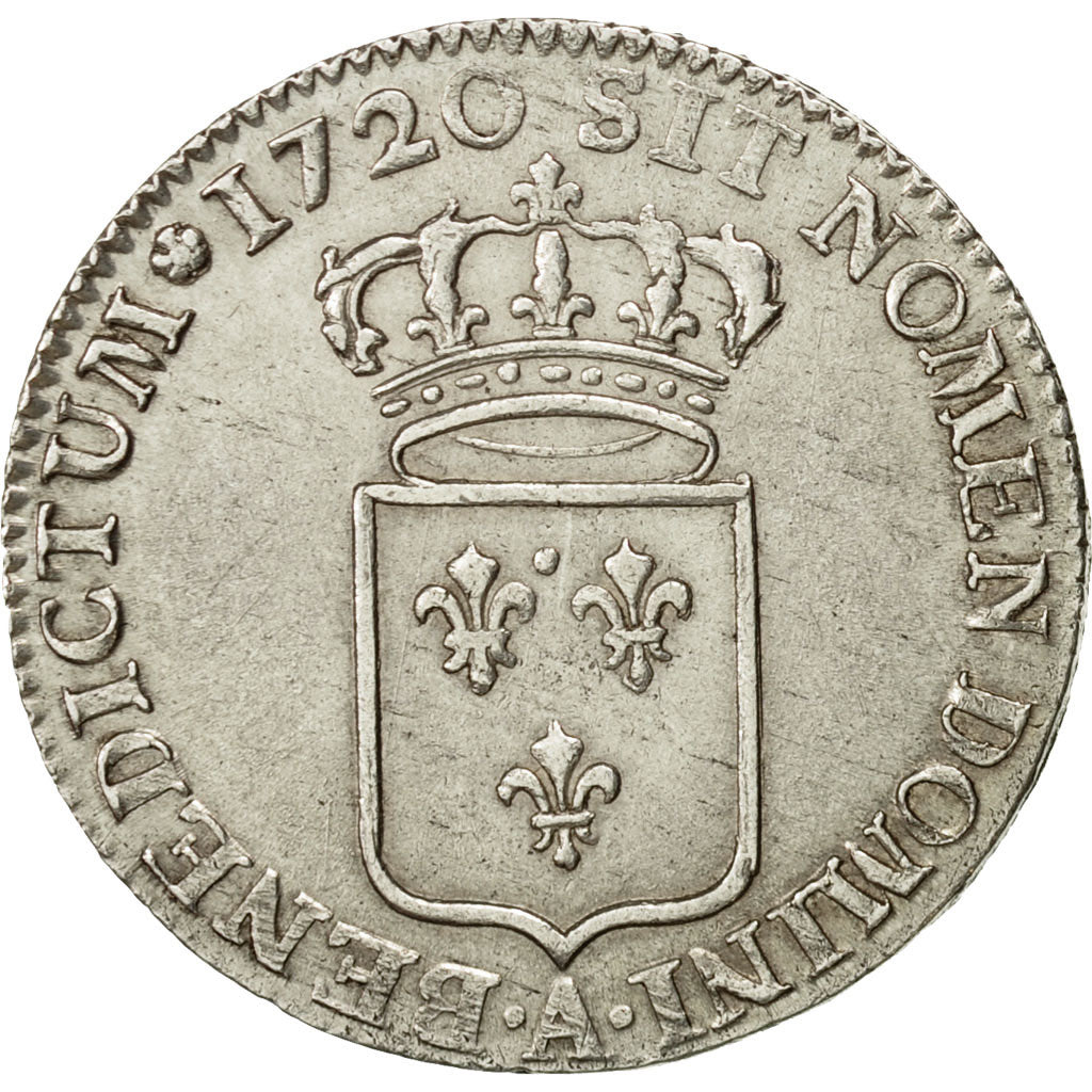 Münze, Frankreich, Louis XV, 1/3 Écu de France, 1/3 Ecu, 1720, Paris, VZ+