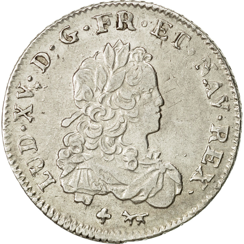 Coin, France, Louis XV, 1/3 Écu de France, 1/3 Ecu, 1720, Paris, AU(50-53)