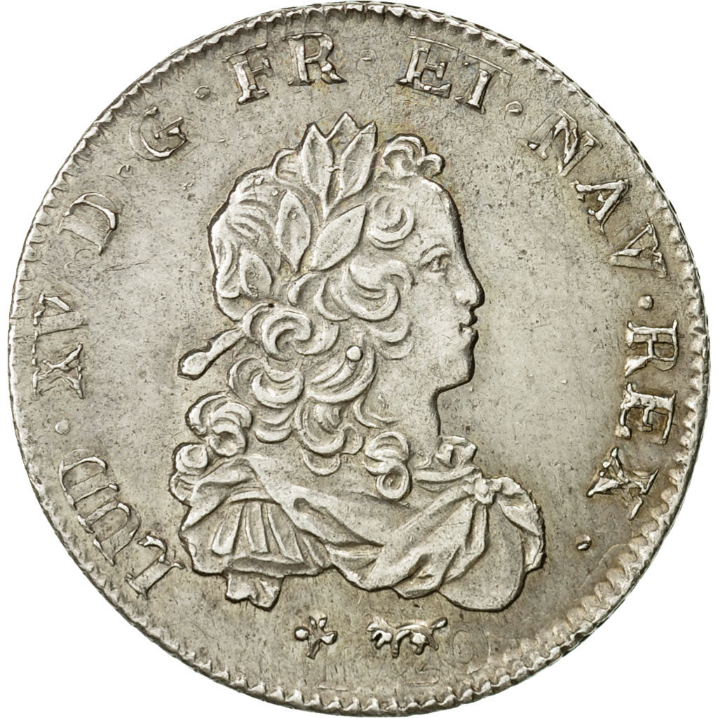 Coin, France, Louis XV, 1/3 Écu de France, 1/3 Ecu, 1720, Paris, AU(50-53)