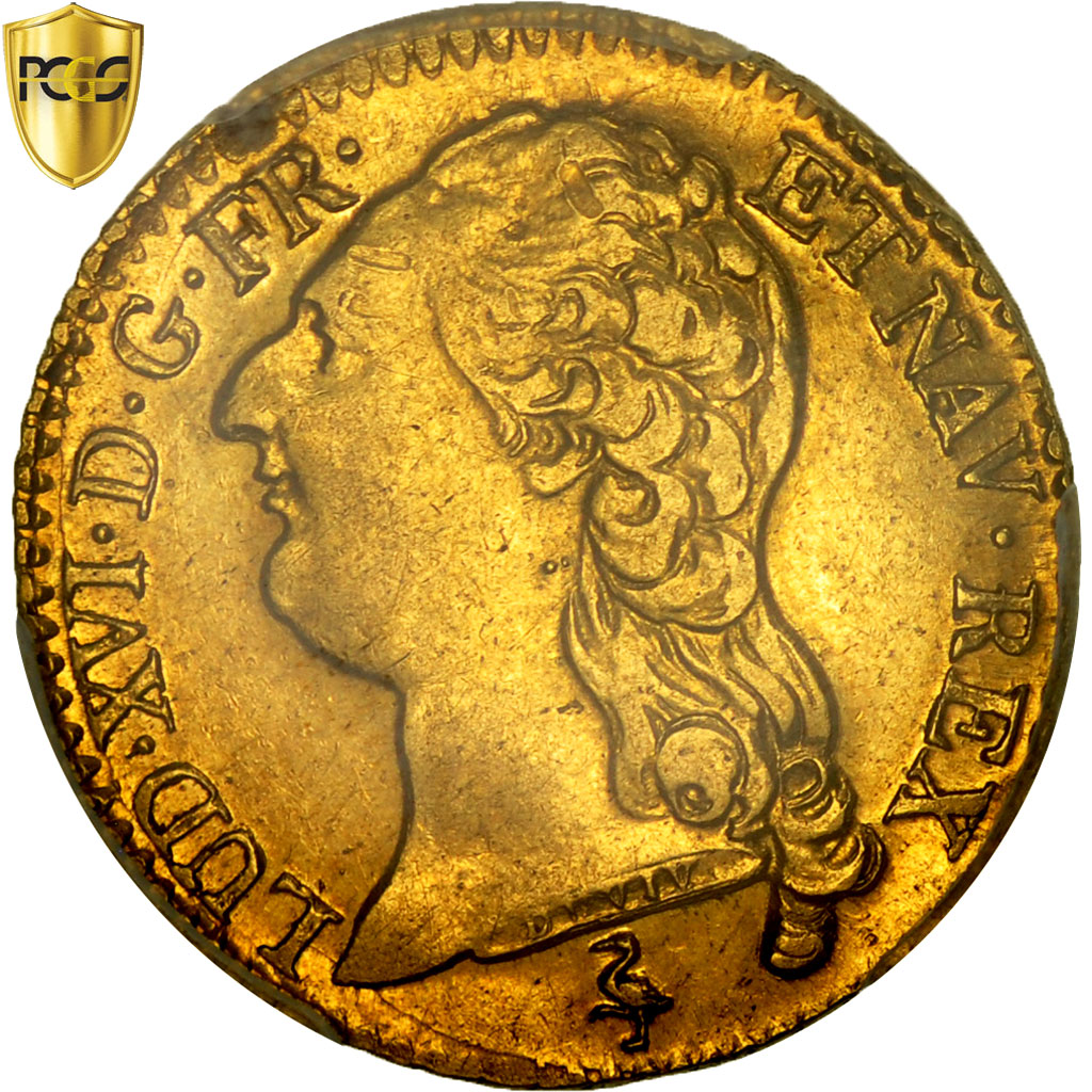 Munten, Frankrijk, Louis XVI, Louis d'Or, Undated, Paris, PR, Goud, Gadoury:361