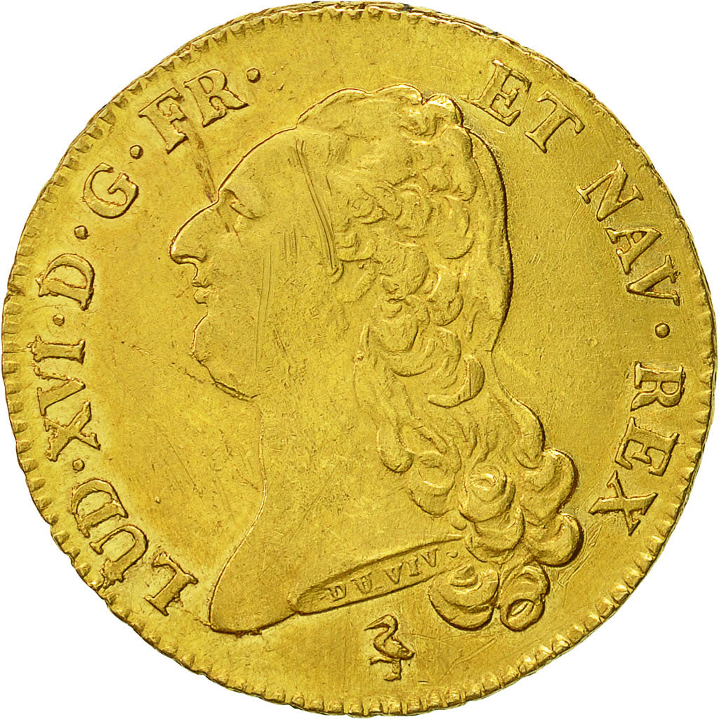 Frankreich, Louis XVI, Double louis d'or à la tête nue, 1786, Paris, KM:592.1