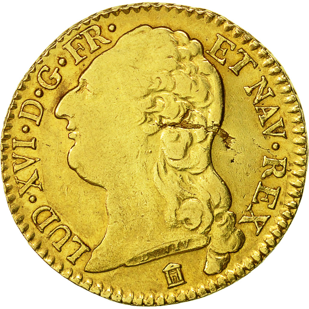 Monnaie, France, Louis XVI, Louis d'or à la tête nue, Louis d'Or, 1786