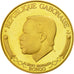 Gabon, Albert Bernard Bongo, 10000 Francs, 1969, AU(55-58), Gold, KM:9