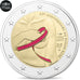 Coin, France, Monnaie de Paris, 2 Euro, Cancer du Sein, 2017, MS(65-70)