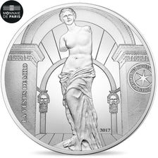 Coin, France, Monnaie de Paris, 10 Euro, Vénus de Milo, 2017, MS(65-70), Silver
