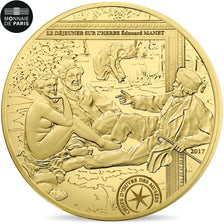 Münze, Frankreich, Monnaie de Paris, 50 Euro, Le Déjeuner sur l'Herbe - Manet